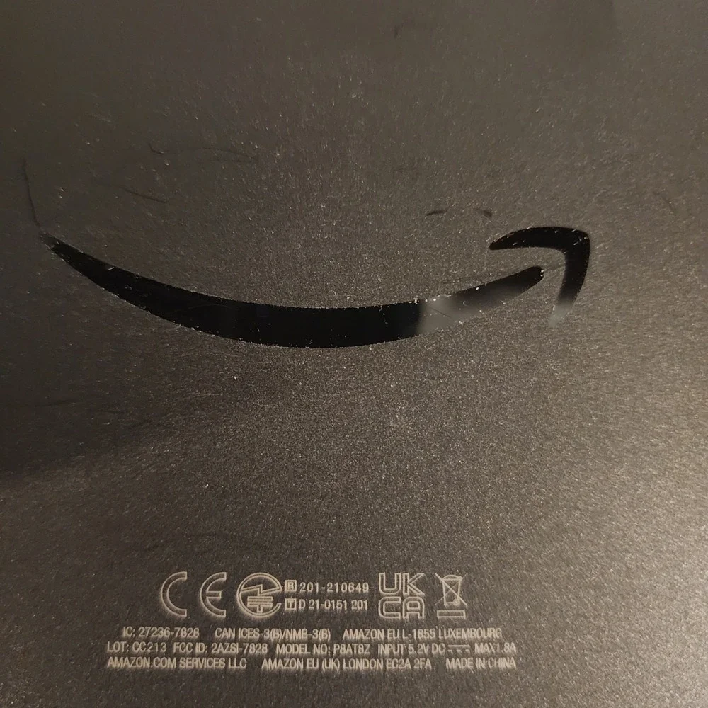 7 inch - Amazon Fire Tablet - Black Color Portable Device.